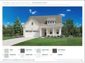 Two-story home with gray siding, white trim, and a front porch at 2088 Comradery Way, Murrells Inlet, SC 29576