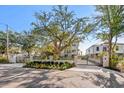 Private gated entry to a stunning waterfront property at 3109 First Ave. S, Murrells Inlet, SC 29576