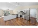 Modern kitchen with stainless steel appliances and granite countertops at 5027 Billy K Trail, Myrtle Beach, SC 29579