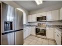 Modern kitchen with stainless steel appliances at 5801 Oyster Catcher Dr. # 1022, North Myrtle Beach, SC 29582