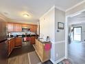 Well-equipped kitchen boasting stainless steel appliances and ample cabinet space at 100 Dorman Circle, Myrtle Beach, SC 29577