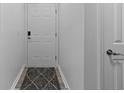 Interior hallway with white walls and wood flooring at 1238 River Oak Dr. # D, Myrtle Beach, SC 29579