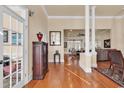 Bright and spacious entryway with hardwood floors at 5603 Leatherleaf Dr., North Myrtle Beach, SC 29582