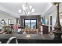 Living room with ocean views and comfortable seating at 2600 North Ocean Blvd. # 211, Myrtle Beach, SC 29577