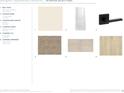 Selection of interior finishes, including wall paint, doors, flooring, and hardware at 2624 Hillbourne Loop, North Myrtle Beach, SC 29582