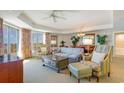 Living room with comfortable seating, large windows, and a view at 9994 Beach Club Dr. # 1604, Myrtle Beach, SC 29572