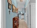 Light blue hallway with decorative items at 712 Algonquin Dr. # A, Pawleys Island, SC 29585