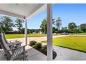 View from front porch showcasing a neighborhood street and yard at 612 Pine Oaks Farm Rd., Aynor, SC 29511