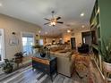 Luminous living room with an open floor plan and lots of natural light at 225 Coachman Dr., Pawleys Island, SC 29585