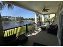 Spacious balcony overlooking scenic waterway; perfect for relaxing at 249 Venice Way # 3105, Myrtle Beach, SC 29577