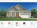 Two-story house with gray siding and orange trim at 6714 Genesis Dr, Murrells Inlet, SC 29576