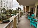 Balcony overlooking pool and partial ocean view at 9994 Beach Club Dr. # 103, Myrtle Beach, SC 29572