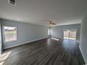 Spacious living room featuring hardwood floors and a sliding glass door at Tbd 9 Casey Dr., Nichols, SC 29581