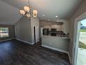 Modern kitchen with stainless steel appliances and granite countertops at Tbd20 Casey Dr., Nichols, SC 29581