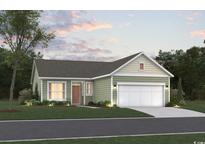 Two-car garage and a charming ranch-style house at Tbd1 Kapalua Loop, Little River, SC 29566