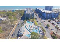 Aerial view of resort with pools at 5905 S Kings Hwy. # B149, Myrtle Beach, SC 29575