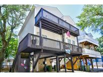 Two-story beach home with large deck and ocean views at 6001 South Kings Hwy., Myrtle Beach, SC 29575