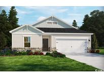 Craftsman style home with two-car garage and landscaping at 4133 Bayhill St., Myrtle Beach, SC 29579