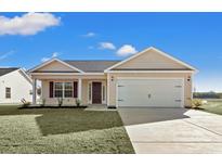 Charming single-story home with a two-car garage and a covered entryway at 879 Owls Nest Dr., Conway, SC 29527