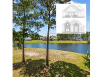 Waterfront lot with house plan options and views at 583 Starlit Way, Myrtle Beach, SC 29579
