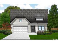 One-story house with a gray roof, white siding, and a two-car garage at Tbb1 Shady Grove Rd., Conway, SC 29527