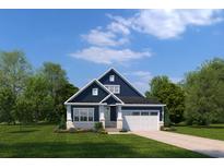 New construction home with blue siding and white trim at 2255 Hazel Way, Longs, SC 29568