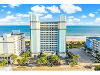 Oceanfront building with parking and a fountain at 2301 N Ocean Blvd. # 531, Myrtle Beach, SC 29577