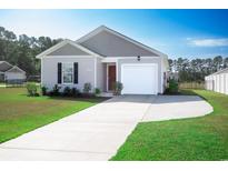 Single-story home with attached garage and landscaping at 175 Seasons Trace Loop, Longs, SC 29568