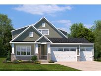 Two-story house with gray siding, white trim, and a two-car garage at 2206 Vera Way, Longs, SC 29568
