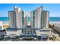 Aerial view of the majestic Myrtle Beach Resort at 300 N Ocean Blvd. # 128, North Myrtle Beach, SC 29582