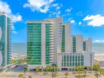 Oceanfront building with modern architecture and stunning ocean views at 201 S Ocean Blvd. # 217, Myrtle Beach, SC 29577