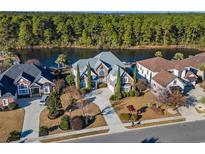 Luxury home on waterfront lot with expansive backyard and private dock at 8375 Juxa Dr., Myrtle Beach, SC 29579