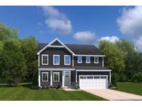 Two-story house with gray siding, white trim, and a two-car garage at 2218 Vera Way, Longs, SC 29568