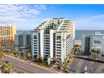 Modern oceanfront high-rise building with parking and beach access at 6804 N Ocean Blvd. # 1215, Myrtle Beach, SC 29572
