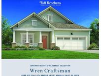 Craftsman style home with two-car garage and front porch at 6714 Genesis Dr, Murrells Inlet, SC 29576