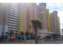 Oceanfront condo building with multiple floors and balconies at 2711 S Ocean Blvd. # 1937, North Myrtle Beach, SC 29582
