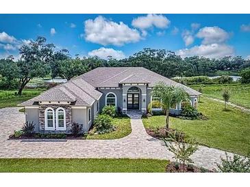 Luxury home with expansive grounds and stunning architectural features at 3457 Lake Diane Rd, Tavares, FL 32778
