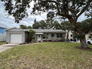 Single-story house with a landscaped front yard at 806 E 2Nd Ave, New Smyrna Beach, FL 32169