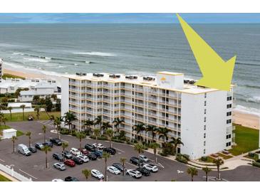 Oceanfront building with parking and direct beach access at 5201 S Atlantic Ave # 809A, New Smyrna Beach, FL 32169