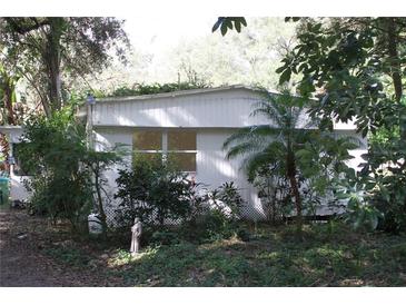 White mobile home with mature landscaping at 770 Snow Hill Rd, Geneva, FL 32732