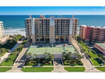 Oceanfront building with tennis court and parking at 4139 S Atlantic Ave # A302, New Smyrna Beach, FL 32169