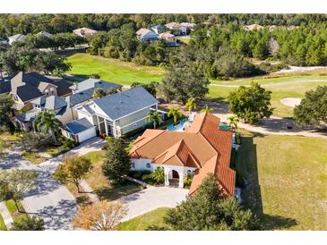 Luxury home with pool and golf course views at 7487 Gathering Dr, Reunion, FL 34747