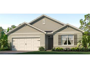 One-story home with two-car garage and landscaping at 3907 Botancial Court, Sanford, FL 32773