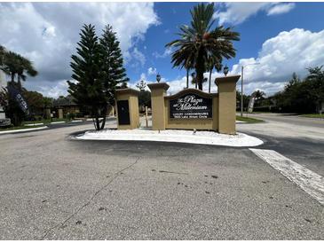 Entrance to the Plaza at Millennium luxury condos at 1932 Lake Atriums Cir # 70, Orlando, FL 32839