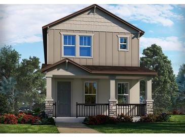 Two-story Craftsman style home with neutral exterior at 11972 Bracco St, Winter Garden, FL 34787