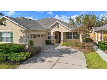 Beautiful home exterior with landscaping and driveway at 22011 Belgian Ct, Mount Dora, FL 32757
