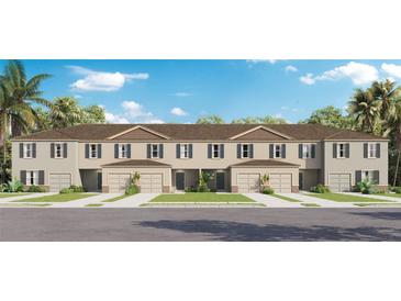 Modern townhouses with attached garages at 3361 Private Oak Dr, Apopka, FL 32703