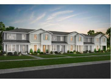 Modern townhome exterior, showcasing attractive design at 10274 Hadley St, Orlando, FL 32829