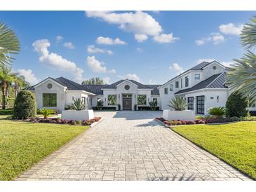 Stunning modern home with a metal roof, paver driveway & landscaping at 1410 Shady Meadow Ln, Deland, FL 32724