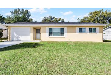 Newly renovated Ranch style home with a spacious lawn and attached garage at 36 Marigold Ln, Debary, FL 32713